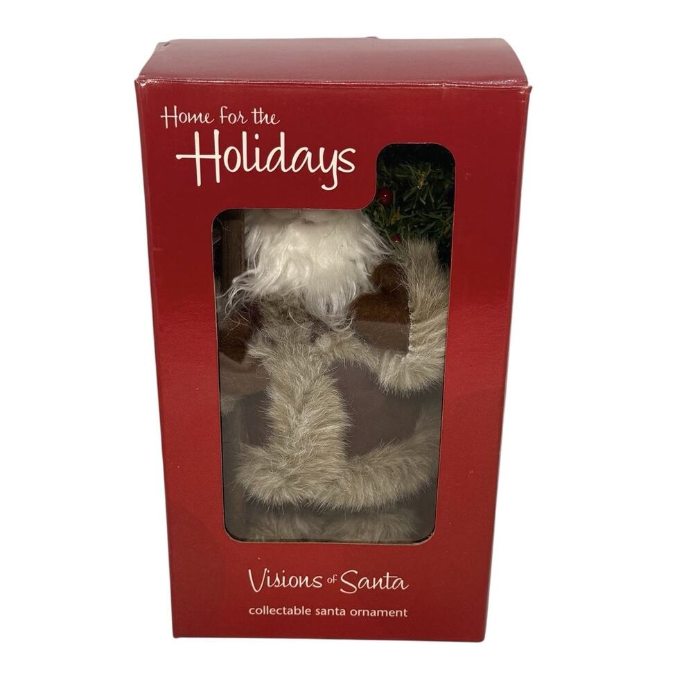 2005 Visions of Santa Collectible 9" Figurine Home for the Holidays Xmas Tree